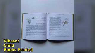 Abschnitt zum Drucken von Kinderbüchern, mit genähtem Einband