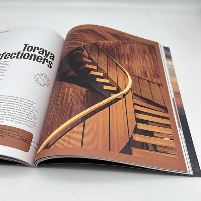 CMYK / PMS Color Custom Catalog Printing Perfect Bind Saddle Stitch Catalog Printing
