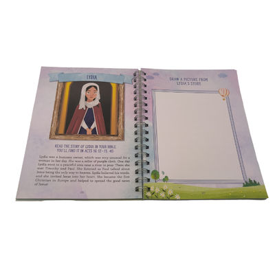 Christian Themed Journal Sketchbook Custom Journal Printing Softcover With Spot UV And Full Color Inner Pages
