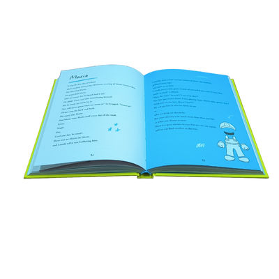 4C Hardcover Book Printing with Uncoated Woodfree Paper and Spot UV